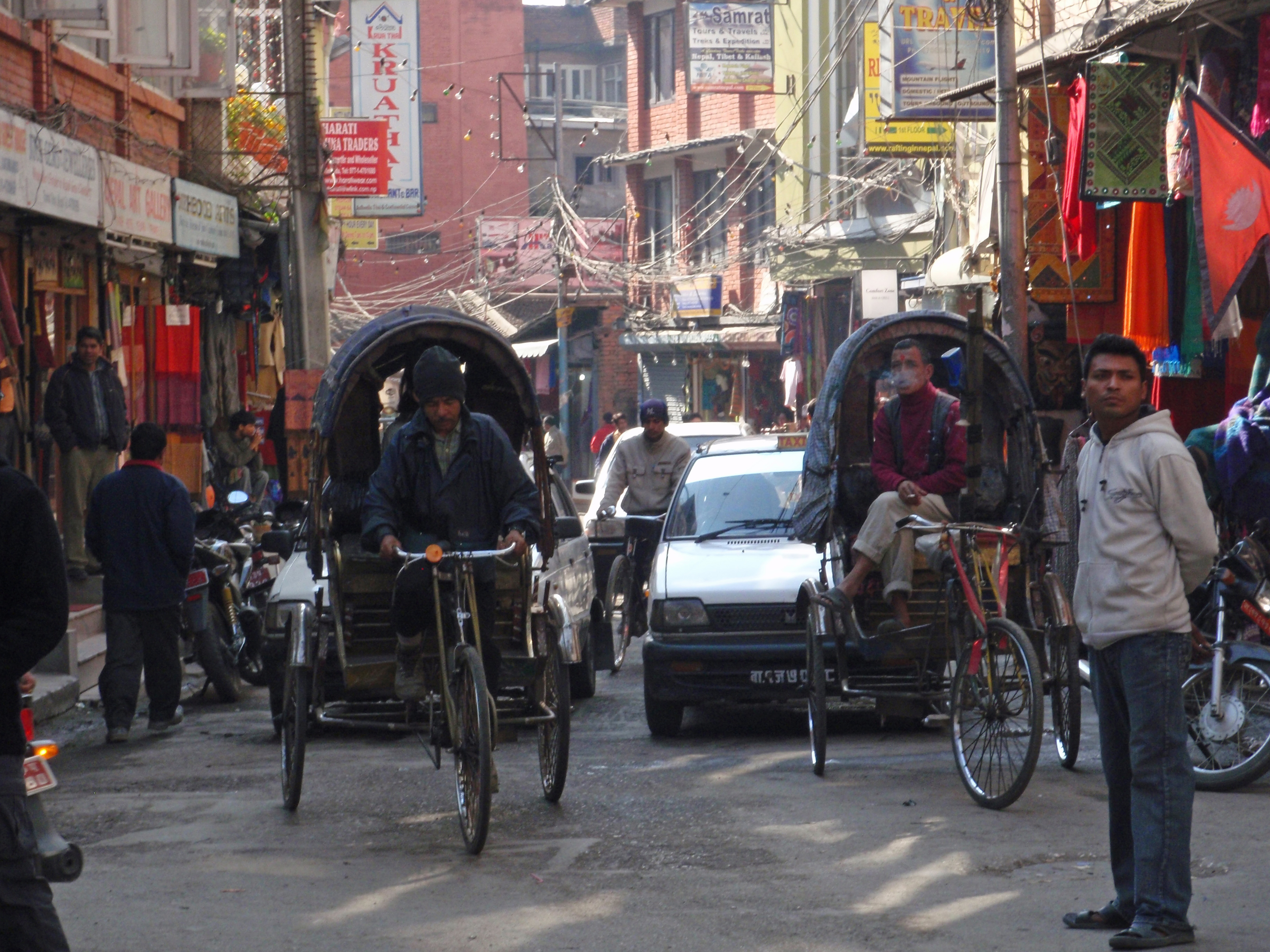 Streets of Thamel, Kathmandu, Nepal